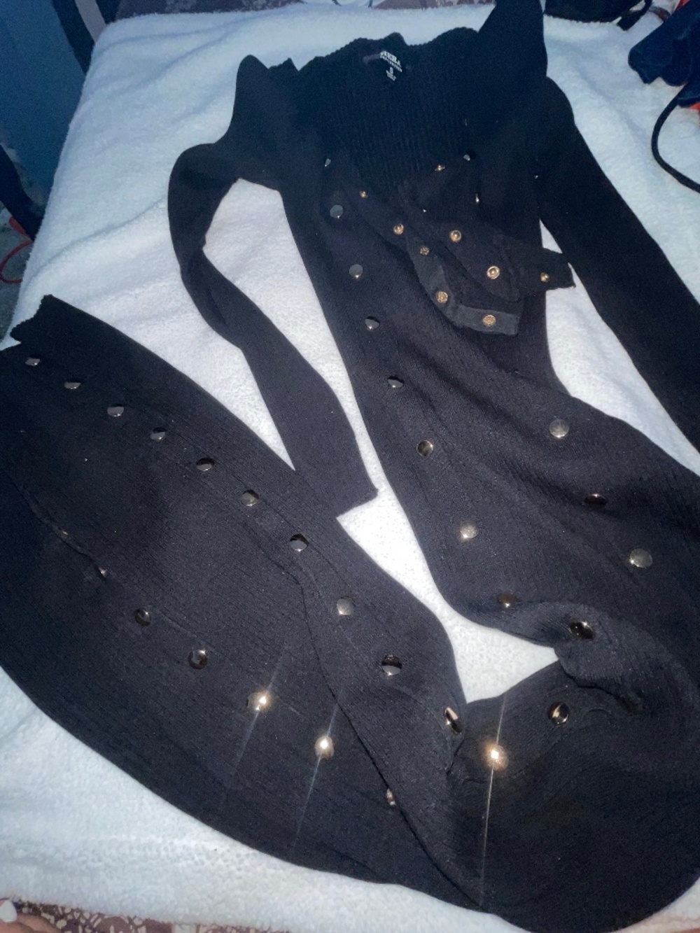 Hera Collection Long Black Dress with Long Sleeves